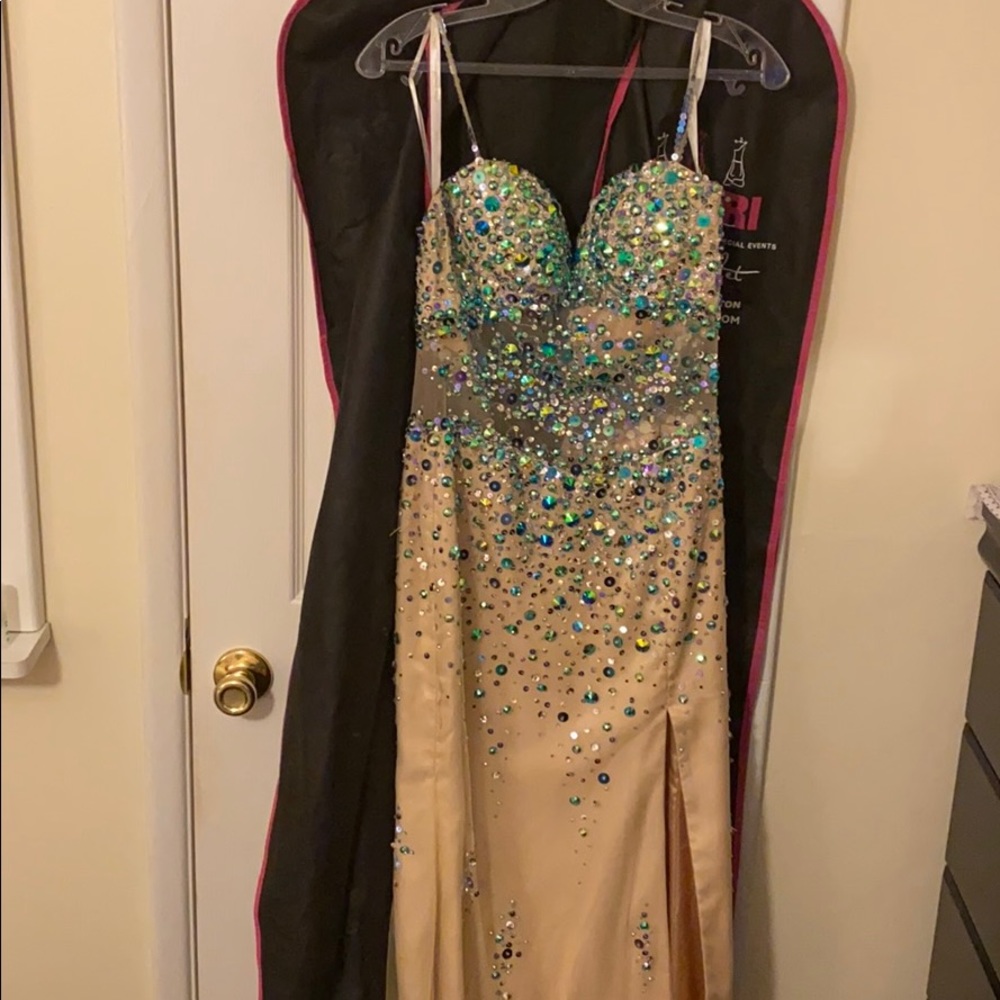 Beaded prom dress